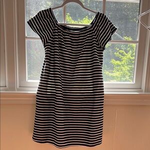 Striped Blue and White Women's Dress